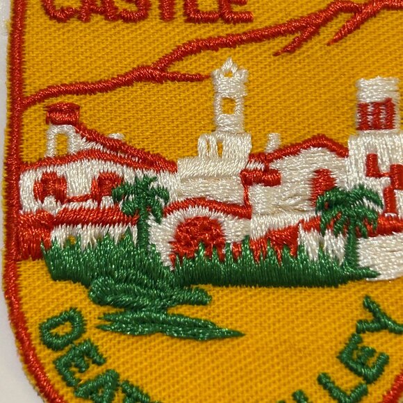 Scotty's Castle Death Valley Embroidered Shield Patch UNUSED - Picture 2 of 3
